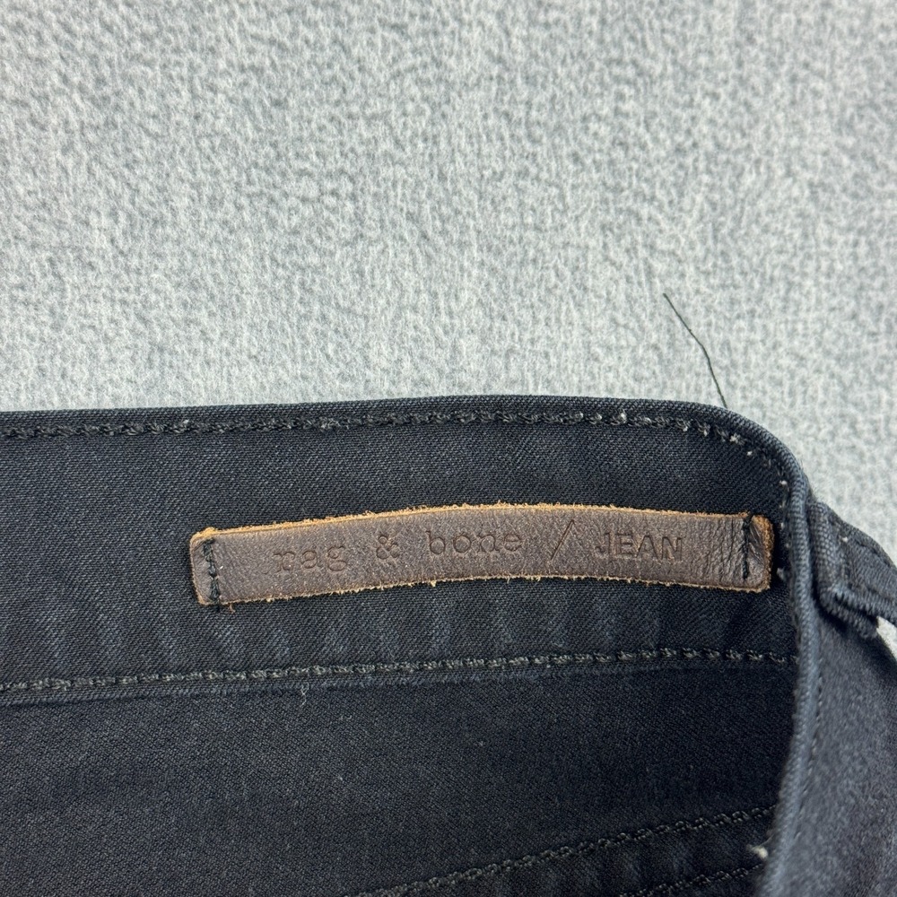 Rag & Bone Jeans Women 28 Black Equestrian Black Skinny Stretch Casual W1502S005 - Picture 3 of 14